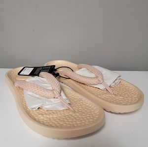 Allbirds NWT Sugar Zeffer Lux Beige Flip Flop Women's Size 12 Men's 10